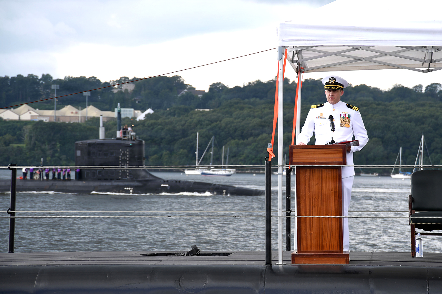 New leader takes charge of USS Iowa